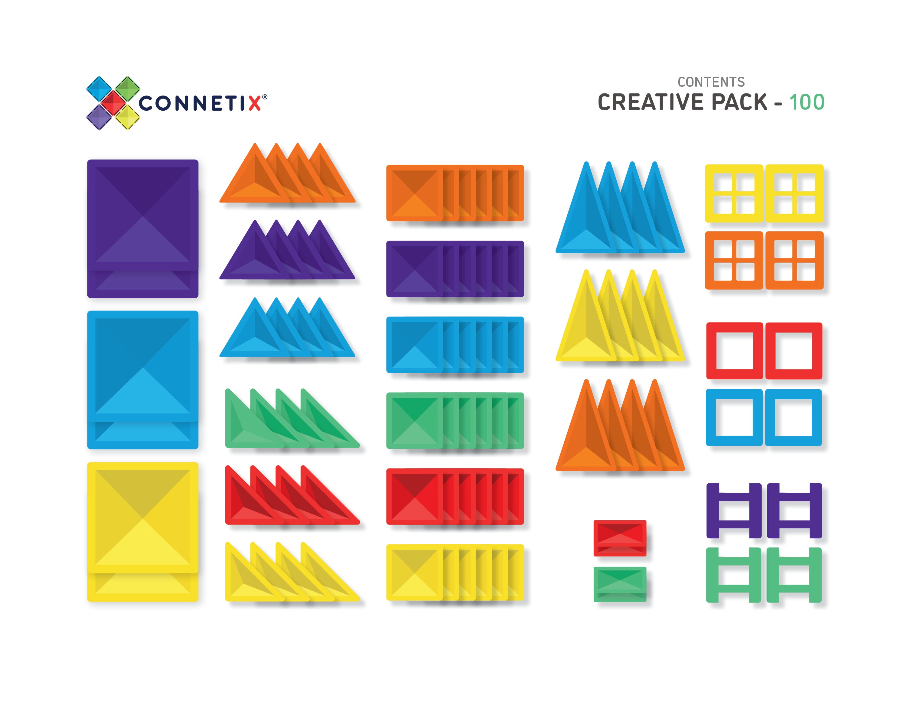 100 Piece Creative Pack