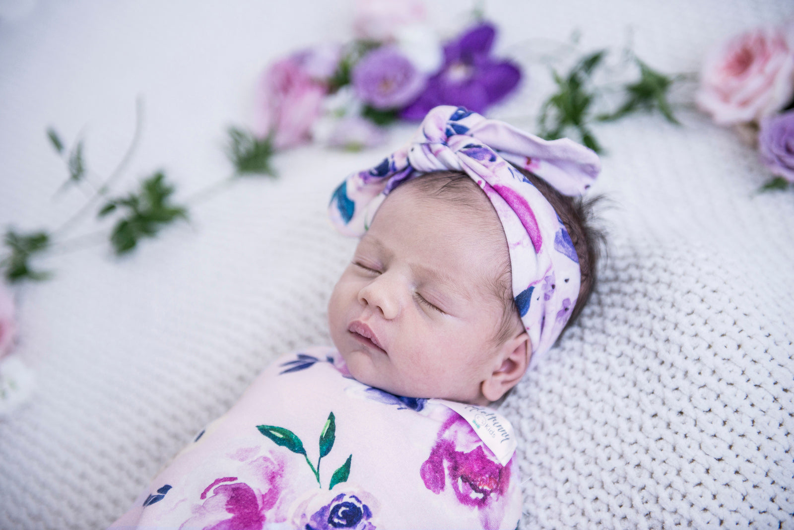 Snuggle Swaddle & Top Knot