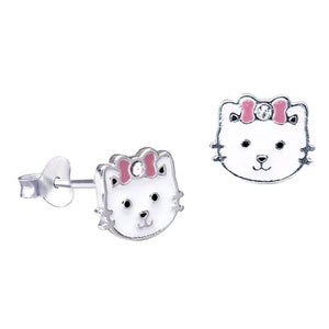 Cat and Bow Studs