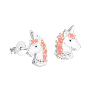 Unicorn Studs with Crystals